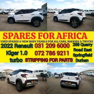 2022 Renault Kiger 1.0t Intens Now Stripping For Parts At Spares For Africa. Countrywide Deliveries.