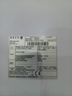 Kaco blueplanet 5kw gridtie string inverters