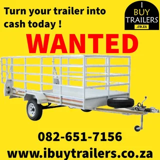 Utility Trailers Wanted 4 Cash
