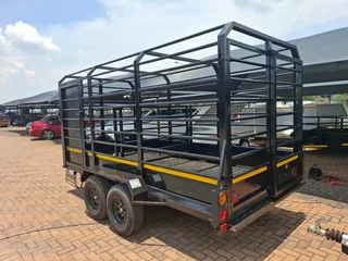 NEW Cattle Double Axle 4 M BRAKED