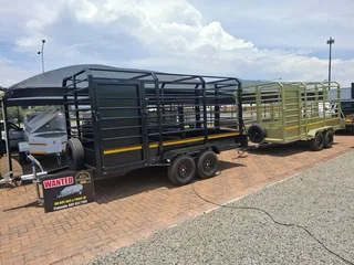 NEW Cattle Double Axle 4 M BRAKED