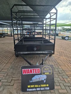 New Double Axle Cattle Trailer