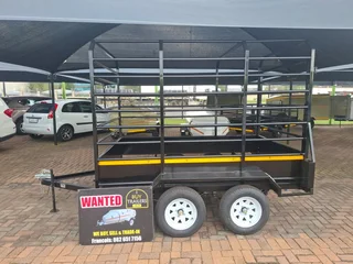 New Double Axle Cattle Trailer