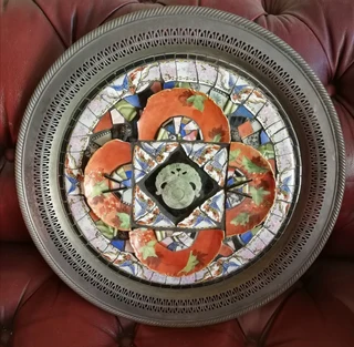 Decorative Mosaic &amp; Metal Plate