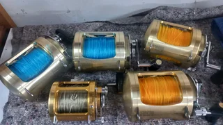 Shimano Tiagra 80W and Penn 50lb Fishing Reels, Rods and Other assorted Tackle