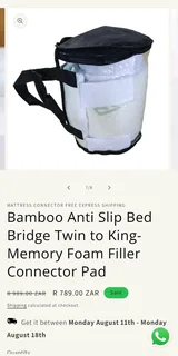 Bed bridge twin to king new !