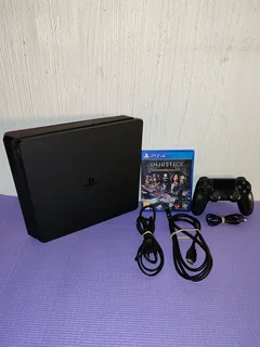 PlayStation 4 Slim, 500gb, 1 Generic Controller, 1 Free controller, all cable