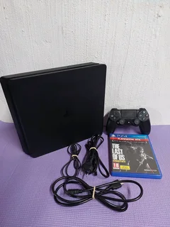 Playstation 4 slim, 1tb, 1 Controller, 1 Free game, all cables
