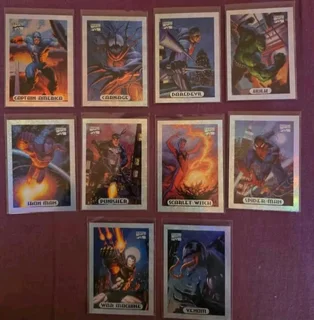 Marvel masterpiece 1994 holofoil cards