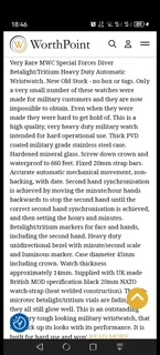 MWC special forces divers watch