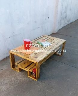 Coffee table, make with natural wood.