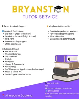 Tutor Service For All Subjects, High School And Primary School Subjects, Face To Face And Online