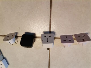 SET OF UK TRAVEL  PLUGS, ADAPTERS AND EXTENSION CORDS