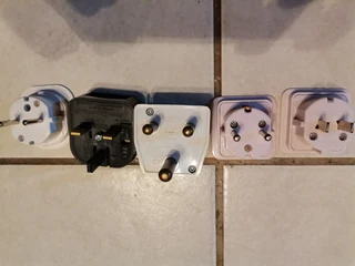 SET OF UK TRAVEL  PLUGS, ADAPTERS AND EXTENSION CORDS