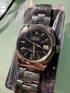 Rolex Oyster Stainless Gilt Dial