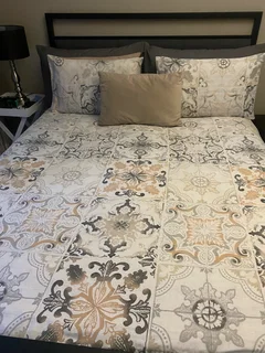 Queen bed base with headboard - mattress not included!