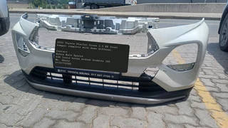 2025 Toyota Starlet Cross 1.5 XR front bumper complete with down diffuser.Contact Ryhen Auto Spares
