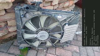 Suzuki Swift Radiator set, Radiator, condenser, and Fan.Contact Ryhen Auto Spares 646 louis botha a