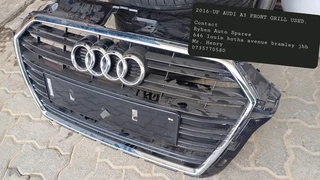 2016-UP AUDI A3 FRONT GRILL USED.Contact Ryhen Auto Spares 646 louis botha avenue bramley jhb Mr. H