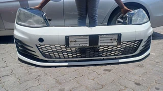 Golf 7 Gti front bumper complete with grill, spotlight cover, and normal headlights.Contact Ryhen Au