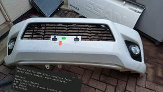 Toyota Hillux GD6 front complete front clean white bumper, with spotlights