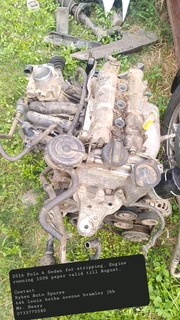 2016 Polo 6 Sedan for stripping. Engine running 100% paper valid till August. Contact Ryhen Auto Sp