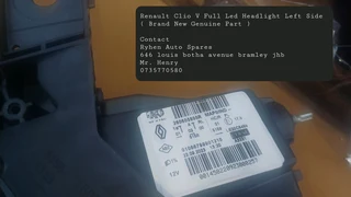 Renault Clio V Full Led Headlights Left and right Sides ( Brand New Genuine Part )
