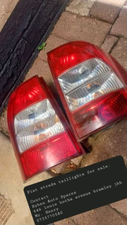 Fiat strada taillights for sale. Contact Ryhen Auto Spares 646 louis botha avenue bramley jhb Mr. H