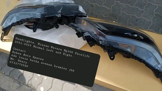 Headlights, Nissan Navara Np300 Facelift 2021-2023 Normal Left and Right.Contact Ryhen Auto Spares