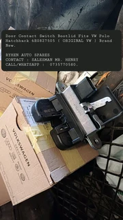 Door Contact Switch Bootlid Fits Vw Polo Hatchback 6r0827505 ( Original Vw ) Brand New. Ryhen Auto S