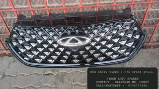 New Chery Tiggo-7-Pro front grill.RYHEN AUTO SPARESCONTACT : SALESMAN MR. HENRYCALL/WHATSAPP :  0735