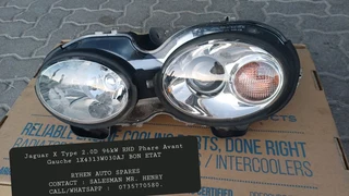 Jaguar X Type 2.0d 96kw Rhd Phare Avant Gauche 1x4313w030aj Bon Etatryhen Auto Sparescontact : Sales