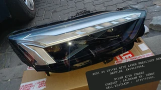 AUDI A5 DRIVER SIDE LASER HEADLIGHT NEW GENUINE  8W6941086A.RYHEN AUTO SPARESCONTACT : SALESMAN M