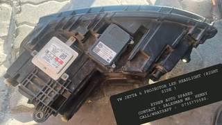 VW JETTA 6 PROJECTOR LED HEADLIGHT (RIGHT SIDE )RYHEN AUTO SPARESCONTACT : SALESMAN MR. HENRYCALL/