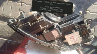 VW JETTA 6 PROJECTOR LED HEADLIGHT (RIGHT SIDE )RYHEN AUTO SPARESCONTACT : SALESMAN MR. HENRYCALL/