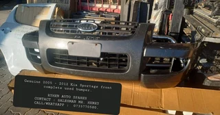 Genuine 2005 - 2012 Kia Sportage Front Complete Used Bumper.ryhen Auto Sparescontact : Salesman Mr.