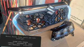 Maruti Suzuki front grill and left headlight.RYHEN AUTO SPARESCONTACT : SALESMAN MR. HENRYCALL/WHAT