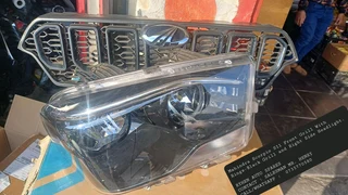 Mahindra Scorpio S11 Front Grill With Rings-black Grill And Right Side Headlight. Ryhen Auto Spares