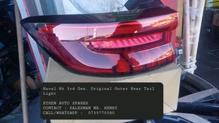 Haval H6 3rd Gen. Original Outer Rear Tail Lightryhen Auto Sparescontact : Salesman Mr. Henrycall/w