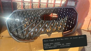 Chery Tiggo 8 Pro Max 2021- 22 Front Grill.ryhen Auto Sparescontact : Salesman Mr. Henrycall/whats