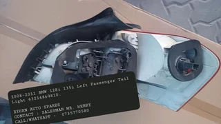 2008-2011 BMW 128i 135i Left Passenger Tail Light 63214869810.RYHEN AUTO SPARESCONTACT : SALESMAN M