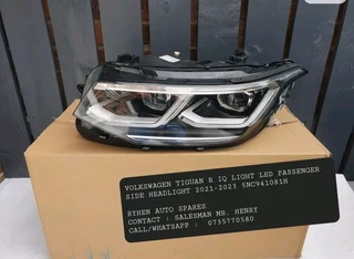 Volkswagen Tiguan R Iq Light Led Passenger Side Headlight 2021-2023 5nc941081hryhen Auto Sparescont