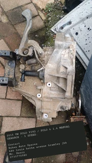 2015 Vw Polo Vivo / Polo 6 1.6 Manual Gearbox - 5 Speed.