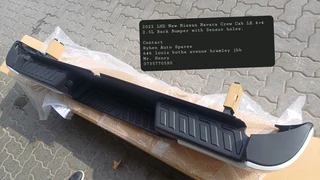 2022 LHD New Nissan Navara Crew Cab LE 4×4 2.5L Back Bumper with Sensor holes.Contact Ryhen Auto Spa