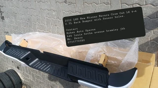 2022 LHD New Nissan Navara Crew Cab LE 4×4 2.5L Back Bumper with Sensor holes.Contact Ryhen Auto Spa