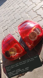 Toyota Auris 2007-2010 Farba Type Rear Back Tail Lights Lamps Passenger and driver SidesRYHEN AUTO