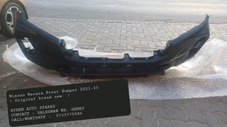 Nissan Navara Front Bumper 2021-23 ( Original brand new  )RYHEN AUTO SPARESCONTACT : SALESMAN MR. H