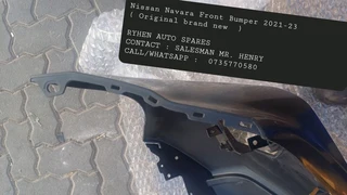 Nissan Navara Front Bumper 2021-23 ( Original brand new  )RYHEN AUTO SPARESCONTACT : SALESMAN MR. H