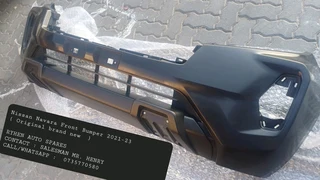 Nissan Navara Front Bumper 2021-23 ( Original Brand New  )ryhen Auto Sparescontact : Salesman Mr. H