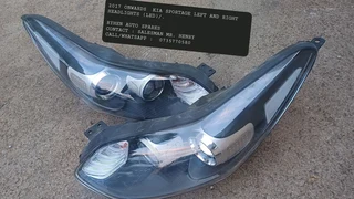 2017 Onwards  Kia Sportage Left And Right Headlights (led)/.ryhen Auto Sparescontact : Salesman Mr.